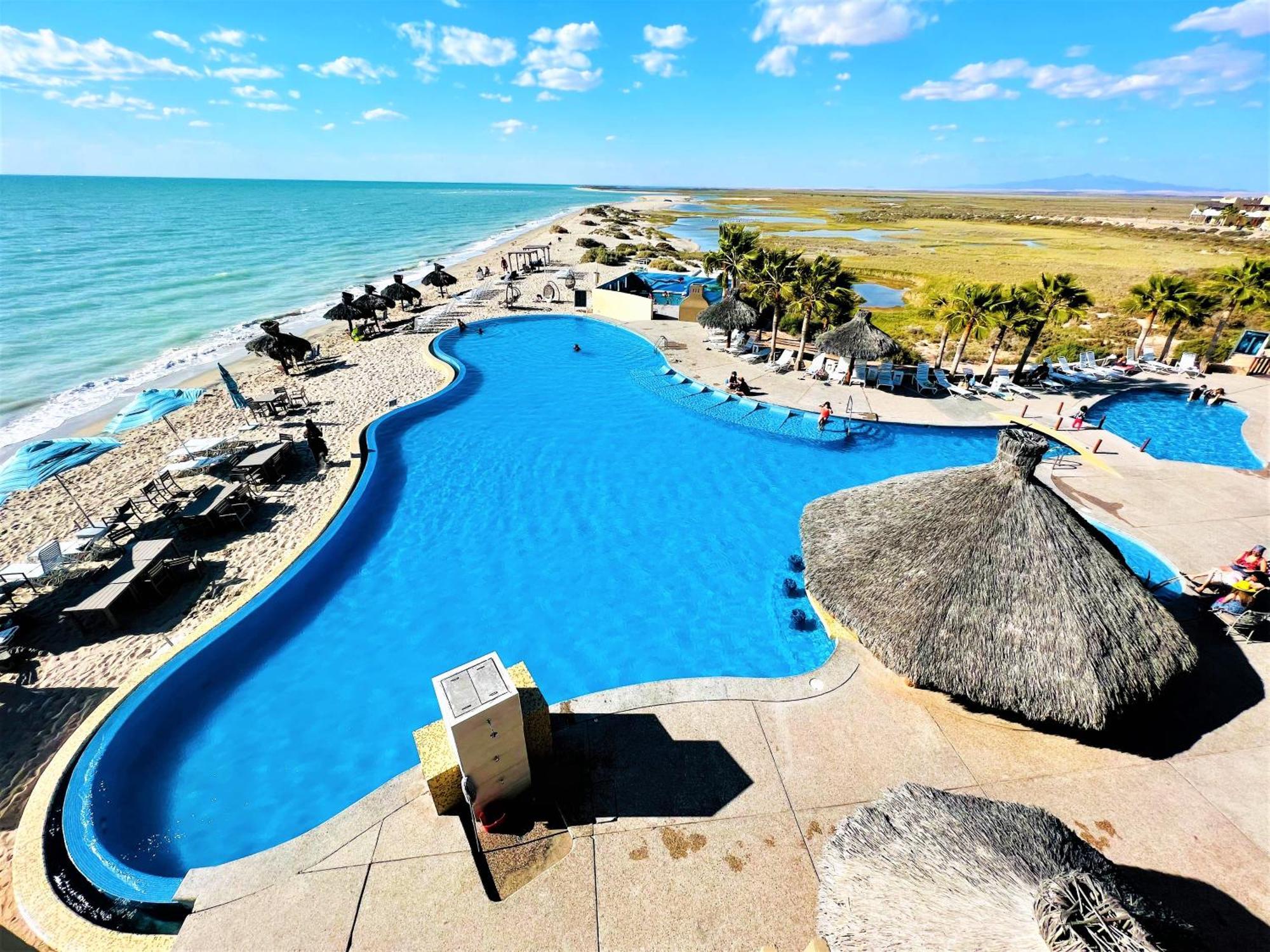 Rocky Point - Ocean Front - King - Suites - Sleeps12 - Gated - Pools Wi-Fi Bahia La Choya Exterior photo