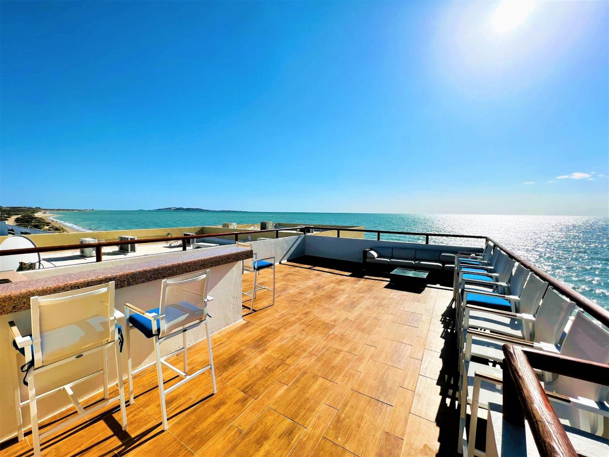 Rocky Point - Ocean Front - King - Suites - Sleeps12 - Gated - Pools Wi-Fi Bahia La Choya Exterior photo