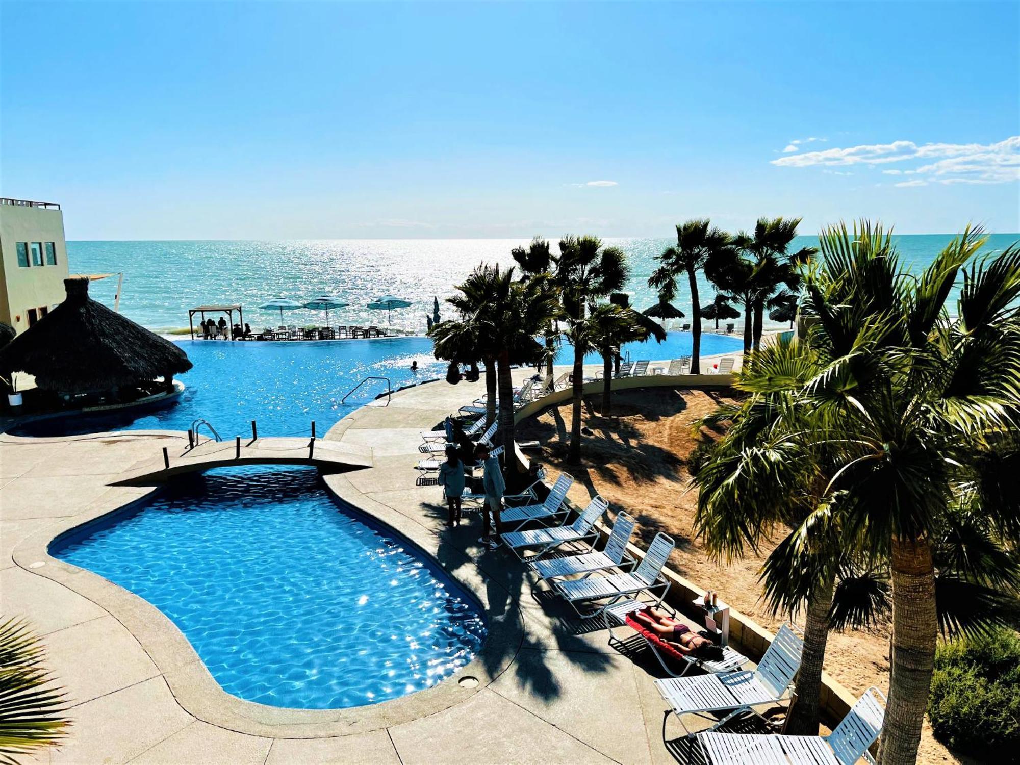Rocky Point - Ocean Front - King - Suites - Sleeps12 - Gated - Pools Wi-Fi Bahia La Choya Exterior photo