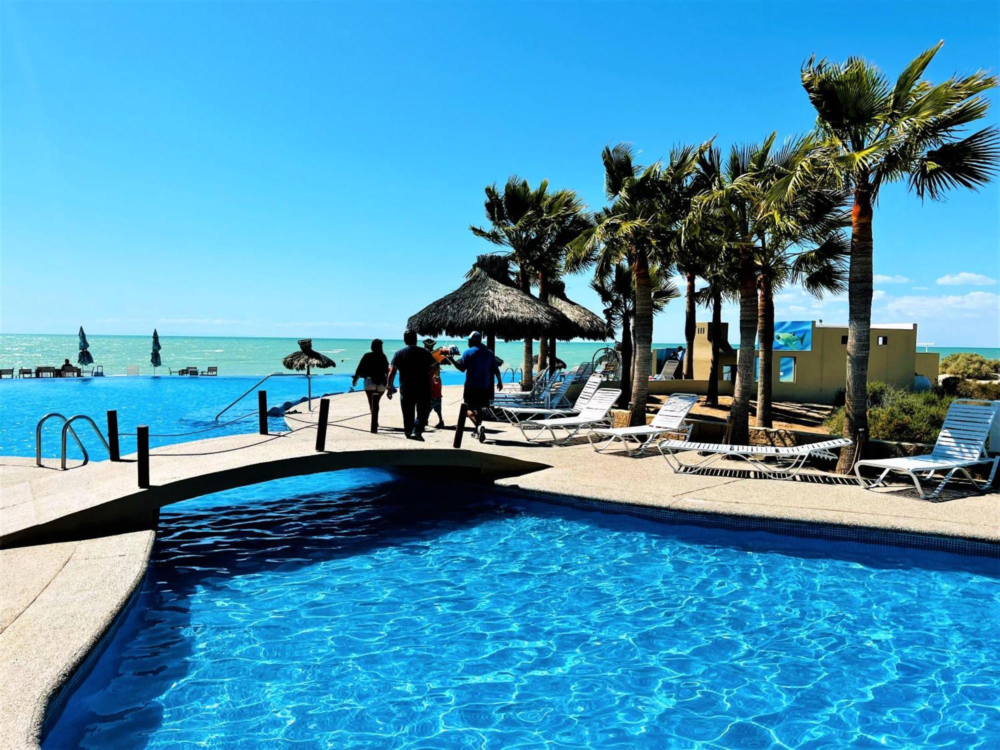 Rocky Point - Ocean Front - King - Suites - Sleeps12 - Gated - Pools Wi-Fi Bahia La Choya Exterior photo